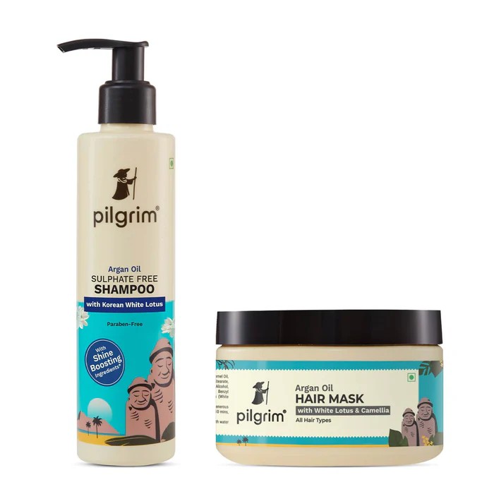 Revitalize Your Hair: Sulphate Free Shampoo & Argan Oil Mask Combo!