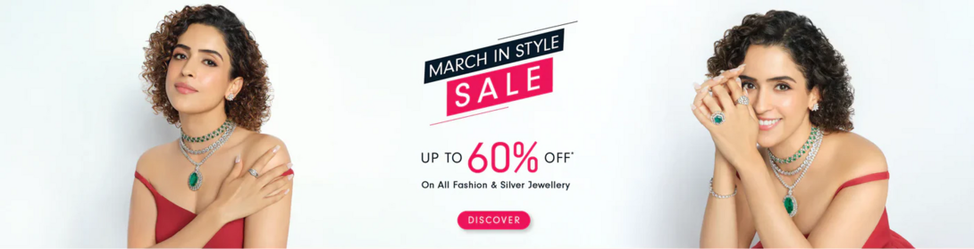 March in Style: Up to 60% Off on Jewellery at Kushals!
