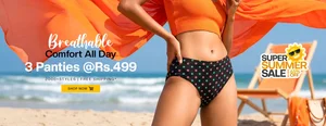 Summer Sale: Get 3 Panties for Just ₹499!