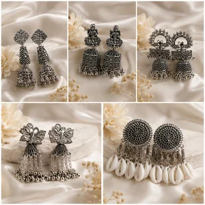 Grab 5 Pairs of Earrings for Just ₹135!