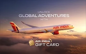 Save 20% on Air India Ancillary E-Gift Card with Code WOOHOO!