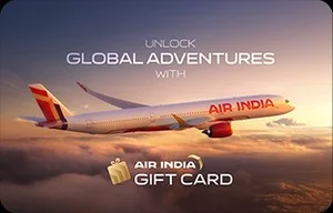 Save 5.5% on Air India E-Gift Card – 180 Days Validity!