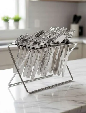 Get Organized with Alight Spoon Holder for 18pcs Cutlery!