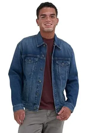 Grab Your American Eagle Mens Denim Jacket - Limited L Size Left!
