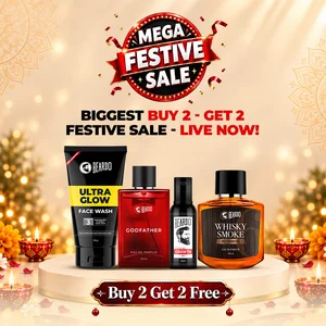 Beardo Mega Festive Sale: Buy 2 Get 2 Free!