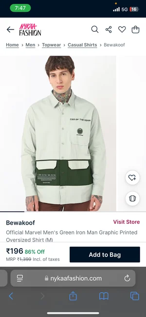 Grab Bewakoof Shirts at Amazing Prices!