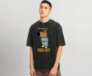 Grab This Men's Oversized Cotton T-Shirt - Perfect for Casual Style!