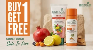 Grab Biotique Buy 1 Get 1 Free Deal Now!