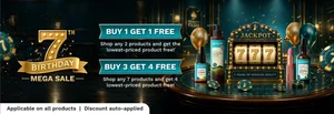 Celebrate 7th Birthday: Buy 1 Get 1 Free & Freebies!