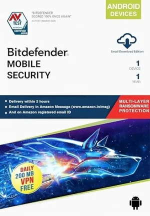 Protect Your Android - Bitdefender Mobile Security 1 Year License!
