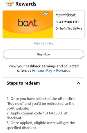 Save ₹500 on boAt's Best Sellers with Code BTXAZ500!