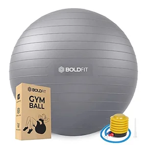 Score Big with Boldfit Gym Ball & Foot Pump for Your Workouts!