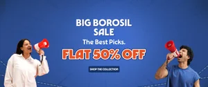 Massive Borosil Sale - Enjoy Flat 50% Off!