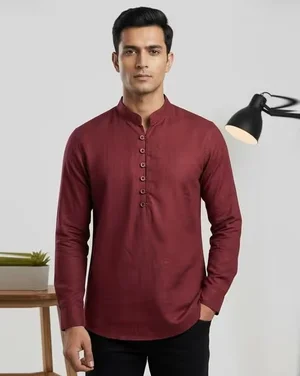 Grab Men's Kurtas at Up to 77% Off from Buda Jeans Co!