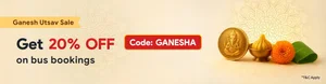 Save 20% + Get 20% Cashback on Bus Bookings!