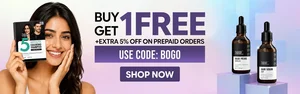 Buy 1 Get 1 Free + Extra 5% Off with Code BOGO!