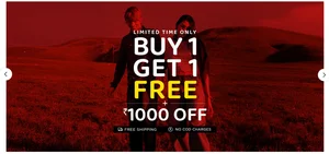 Grab 1 Get 1 Free on Chargers + ₹1000 Off!
