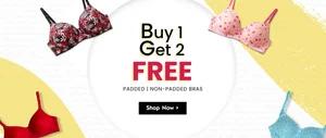 Buy 1 Get 2 Free on Padded & Non-Padded Bras!