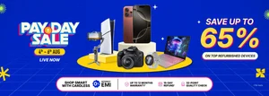 Save Up to 65% on Refurbished Devices - Cashify Pay Day Sale!