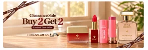 Clearance Sale: Buy 2, Get 2 + Extra 5% Off on UPI!