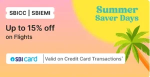 Save Up to 15% on Flights with SBI Credit Cards!
