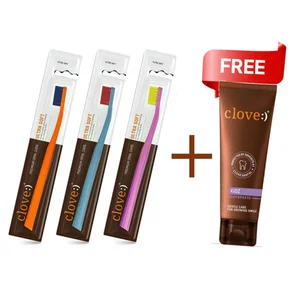Grab Clove Toothbrush Pack + Free Toothpaste & ₹2000 Voucher!