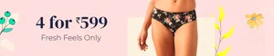 Grab 4 Stylish Panties for Just ₹599 at Clovia!