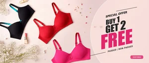 Buy 1 Get 2 Free + Up to Rs.229 Off at Clovia!