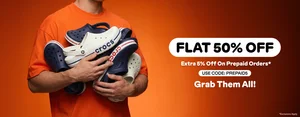 Huge 50% Off Crocs + Extra 5% on Prepaid Orders!