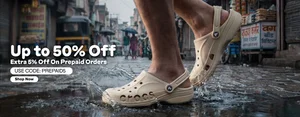 Grab Up to 50% Off Crocs + Extra 5% Off Prepaid Orders!