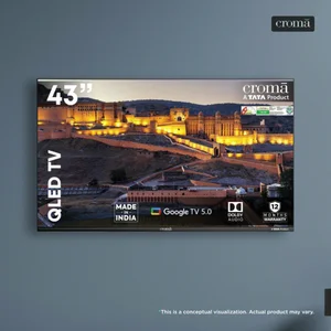 Grab the Croma 43” Ultra HD QLED Smart TV Now!