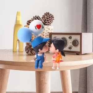 Elevate Your Space with a Cute Couple Car Dashboard Figurine!