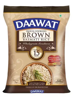 Grab Daawat Brown Basmati Rice 5kg - Location Specific Offer!
