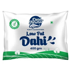 Grab Desi Farms Low Fat Dahi Pouch - Perfect for Your Meals!