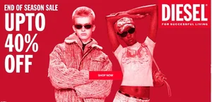 Grab Up to 40% OFF in Diesel's End of Season Sale!