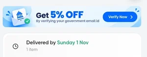 Digihaat - Extra 5% off on government email id