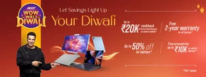 Unmissable Diwali Sale: Up to 50% Off Laptops + Free Gifts!