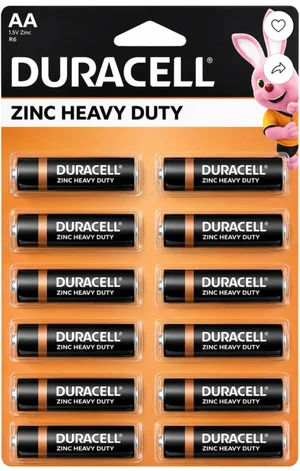 Power Up with Duracell AA Batteries – Pack of 12!