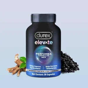 Unlock Performance: Durex Elevate Performa with Shilajit & Ashwagandha!