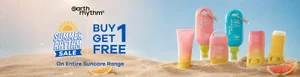 Buy 1 Get 1 Free on Suncare - Earthrhythm Summer Sale!