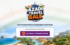 Grab Up to ₹10,000 Off in the Azadi Travel Sale!