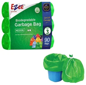Grab Ezee Biodegradable Garbage Bags - 90 Bags in a Pack!