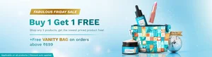 Fabulous Friday Sale: Buy 1 Get 1 Free + Free Vanity Bag!