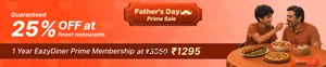 Celebrate Father's Day with 25% OFF at Top Restaurants!