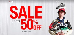 Grab Up to 50% Off on Fila's Select Items!