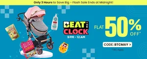 Flash Sale: Grab 50% OFF on Select Items at Firstcry!