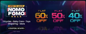 Flash Sale: Up to 60% Off at Firstcry - Today Only!