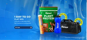 Unlock 50% OFF + Free Gifts: Sipper & Gym Bag!