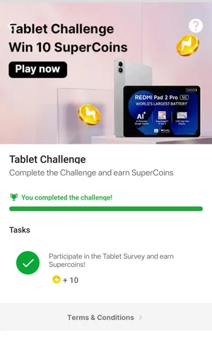 Join Flipkart's Supercoin Challenge & Win 10 Supercoins!