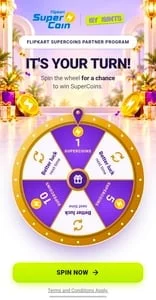 Flipkart x Mymints - Earn upto 16 supercoins (Spin the wheel - 2 times)